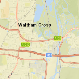 Waltham Cross Street Map