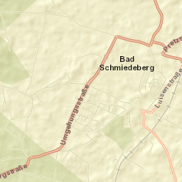 Bad Schmiedeberg Street Map