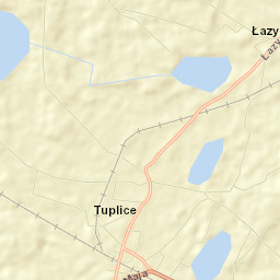 Tuplice Street Map