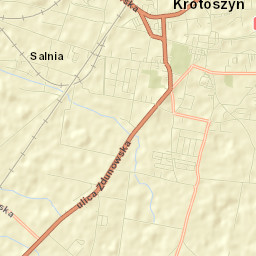 Krotoszyn Street Map