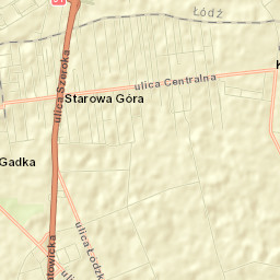 Starowa Góra Street Map