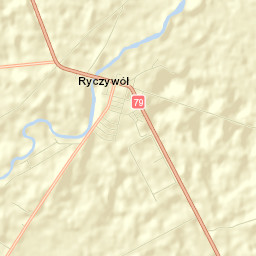 Ryczywół Street Map