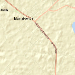 Maciejowice Street Map