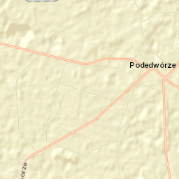 Podedwórze Street Map