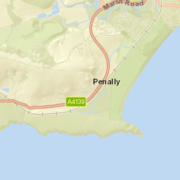 Penally Street Map