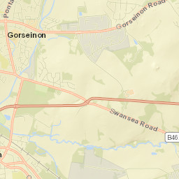 Gorseinon Street Map