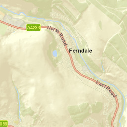 43 Brynheulog Terrace, Tylorstown, Ferndale Street Map