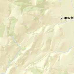Llangybi Street Map