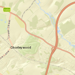 Chorleywood Street Map