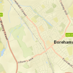 Borehamwood Street Map
