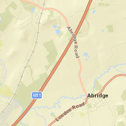 Abridge Street Map