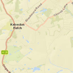 Kelvedon Hatch Street Map