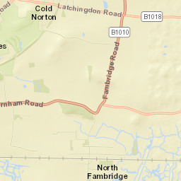 Cold Norton Street Map