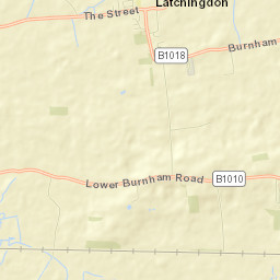 Latchingdon and Snoreham Street Map