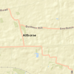 Althorne Street Map