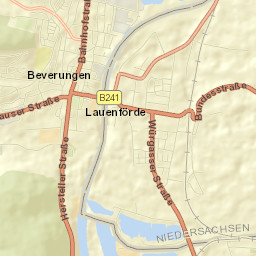 Beverungen Street Map