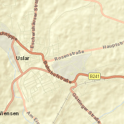 Uslar Street Map