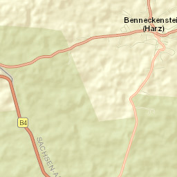 Benneckenstein Street Map