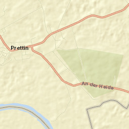 Prettin Street Map