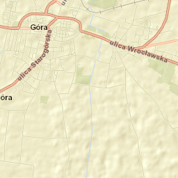 Góra Street Map