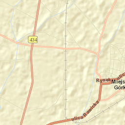 Miejska Górka Street Map