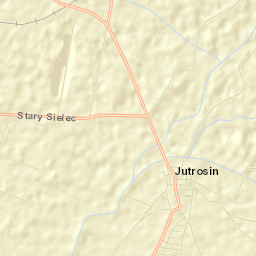 Jutrosin Street Map