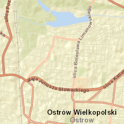 Ostrów Wielkopolski Street Map