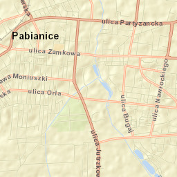 Pabianice Street Map