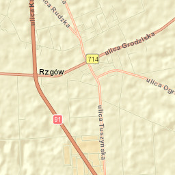 Rzgów Street Map