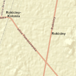 Rokiciny-Kolonia Street Map