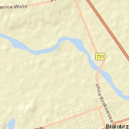 Białobrzegi Street Map