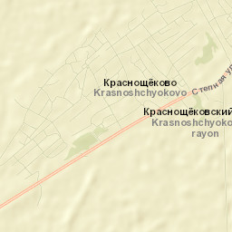 Krasnoshchekovo Street Map