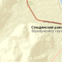 Slyudyanka Street Map
