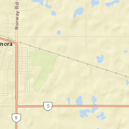 Canora Street Map
