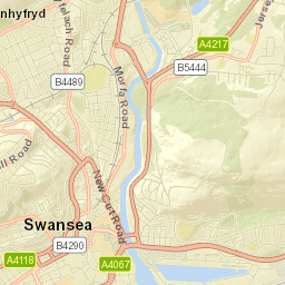 73 Pentregethin Road, Cwmbwrla, Swansea Street Map