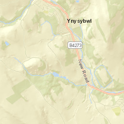 Ynysybwl Street Map