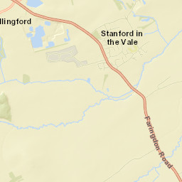 Stanford in the Vale Street Map