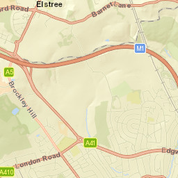 Elstree Street Map