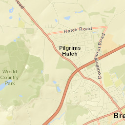 Brentwood Street Map