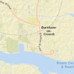 Burnham-on-Crouch Street Map