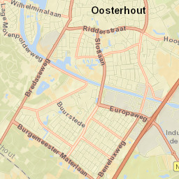 Oosterhout Street Map