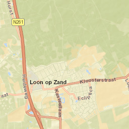 Loon op Zand Street Map