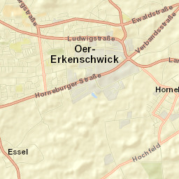 Oer-Erkenschwick Street Map