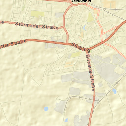 Geseke Street Map