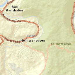 Bad Karlshafen Street Map