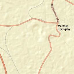 Löbejün Street Map