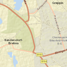 Sandersdorf Street Map