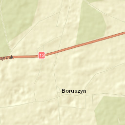 Powiat żarski Street Map
