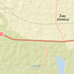 Sieniawa Żarska Street Map