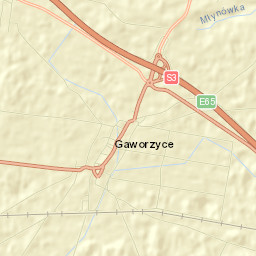 Gaworzyce Street Map